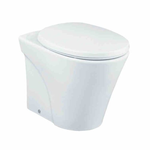 Wall-faced toilet bowl